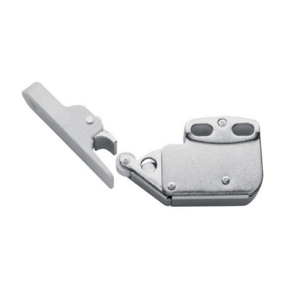  Фиксатор самооткрывающийся с защелкой, белый