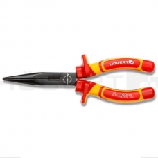 Плоскогубцы диэлектрические с прямыми полукруглыми губками изолированные 160мм, 1000V