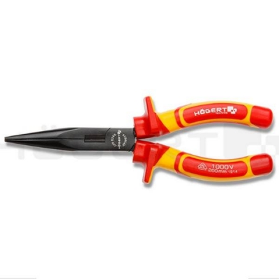  Плоскогубцы диэлектрические с прямыми полукруглыми губками изолированные 160мм, 1000V