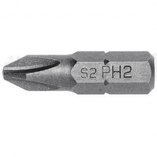 Биты PH2 25мм, сталь S2,10 шт