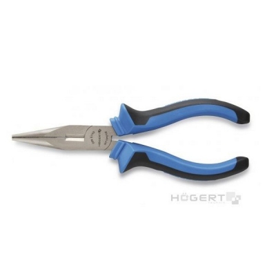  Плоскогубцы с прямыми полукруглыми губками 160мм