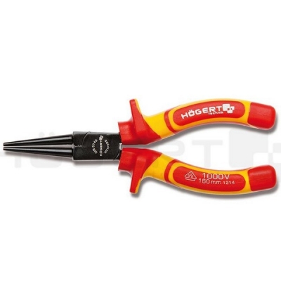  Плоскогубцы диэлектрические с круглыми губками 160мм, 1000 V