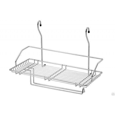  Полка одинарная с вешалкой для полотенец CWJ220 400х215х320 (4839)
