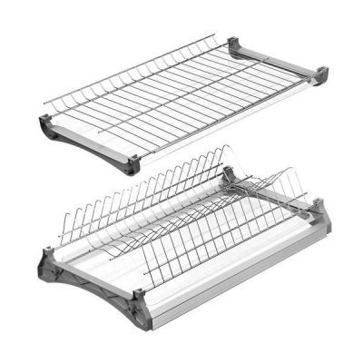  Сушка для посуды - "ВАРИАНТ 3" L-500мм хром с 2-мя поддонами