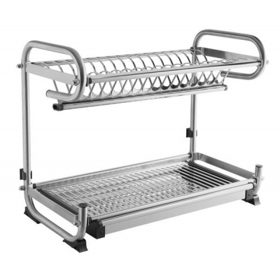  Сушилка двухуровневая, настольная 252х670х385 инокс