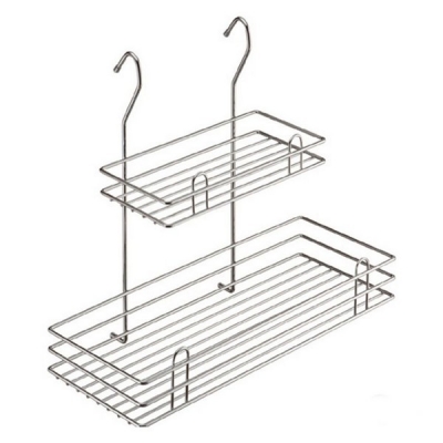  LE-510 Полка двухъярусная"MIX", Тип II(400х180х355) хром 060540