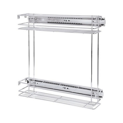  Механизм выкатной 2-х ярусный М150 боковое крепление с доводчиком, хром