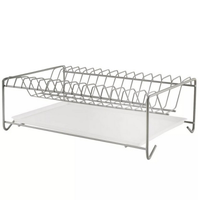  Посудосушитель настольный малый 400*245*130, с поддоном, цинк