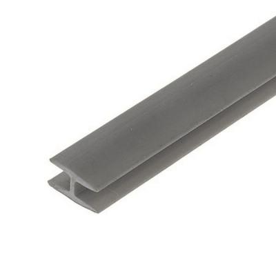  Профиль соединительный для ДВП 2 м, серый