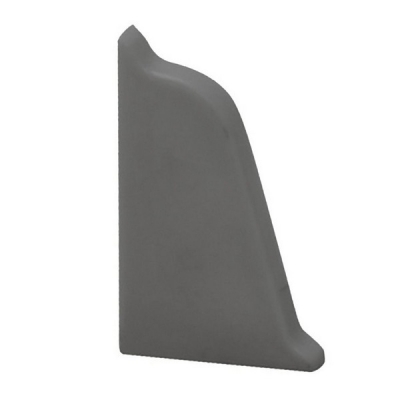  Заглушка левая для плинтуса LB37 серый (210)