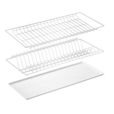  Посудосушитель с поддоном в модуль 600мм, с рамкой, белый