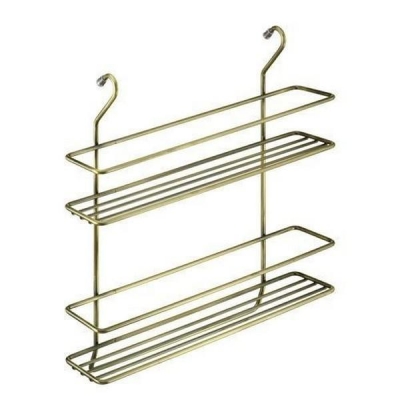  Полка для специй 2-уровневая 200х280х80, бронза