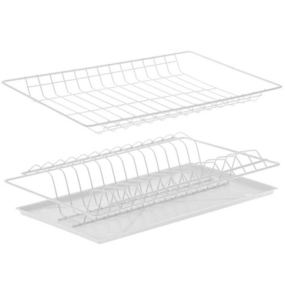  Посудосушитель с поддоном в модуль 700мм, с рамкой, белый