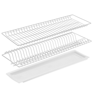  Посудосушитель с поддоном в модуль 800мм, с рамкой, белый
