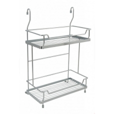 Двухъярусная навесная полка для специй и бутылок SRK201/CP