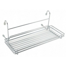 Компактная одноярусная навесная полка SRK100/CP