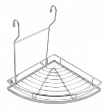Навесная одноярусная угловая полка SRK110/CP