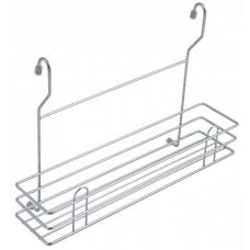 Навесная одноярусная высокая полка с бортиками SRK106/CP