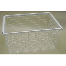 Рамка+корзина на 3 рельса ширина 60х44см, белая 266310