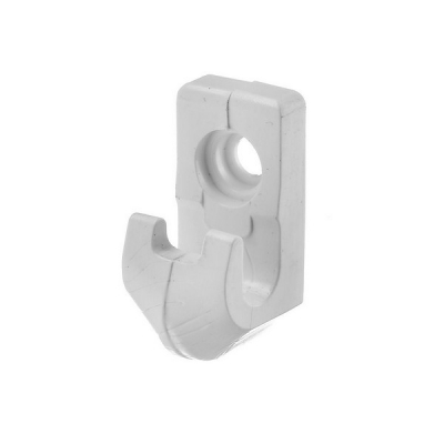  Клипса сетчатой полки, белая