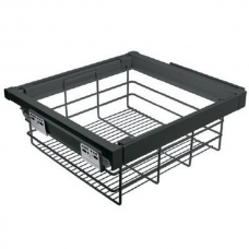 Корзина для белья WG-KOSZ70-60 графит, с доводчиком, полного выдвижения