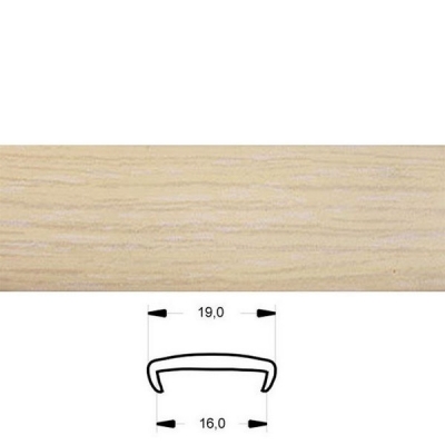  Кант П-образный U-16 Дуб млечный cl98G01 (4120) ВК