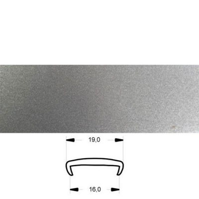  Кант П-образный U-16 Металлик cl746 ВК