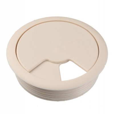  Заглушка кабель-канала пластик бежевая (крем)