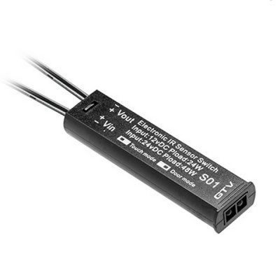  Датчик движения сенсорный, универсальный 12V, черный с встроенным диммером