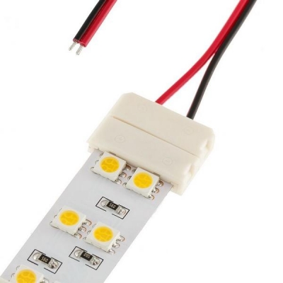  Коннектор односторонний с проводом 5050/120 для двухрядных лент