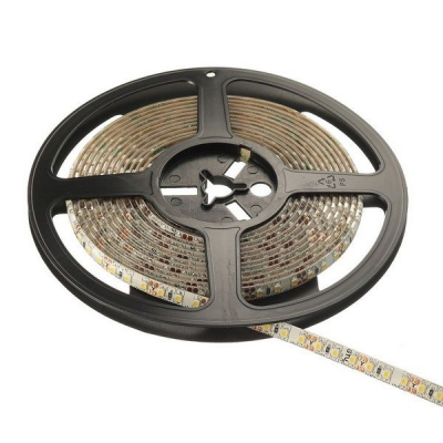  Светодиодная лента 3528, 120 д/м, 9,6W, 12V, IP65, теплый белый, FLASH, 8мм, влагозащищенная