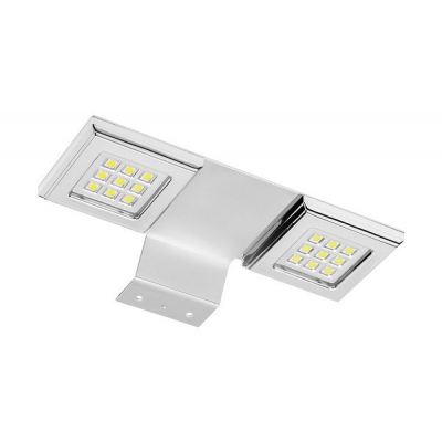  Точечный навесной светодиодный светильник Calderon 2*1,6W, 12V, хром, теплый свет