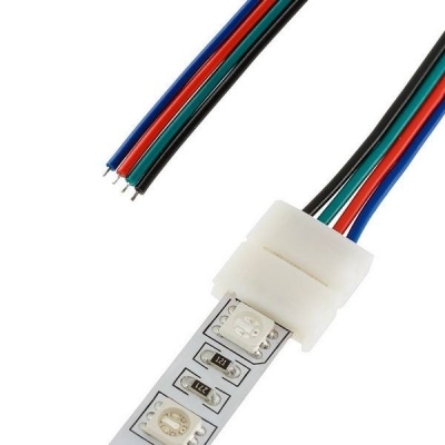  Коннектор односторонний с проводом RGB