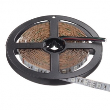 Светодиодная лента RGB 5050, 60 д/м, 14,4W, 12V, IP20, открытая