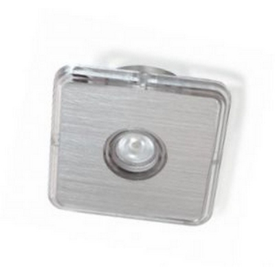  Точечный встраиваемый светодиодный светильник Torino квадратный 1W, 12V, холодный свет