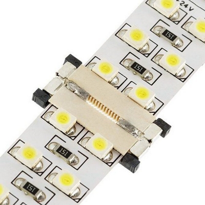  Коннектор двухсторонний 3528/240 для двухрядных лент