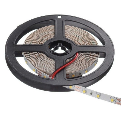  Светодиодная лента 2835, 60 д/м, 4,8W, 12V, IP20, теплый белый, открытая