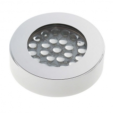 Точечный накладной/встраиваемый светодиодный светильник Palleda 12V, 1,5W 24 диода, холодный свет, хром