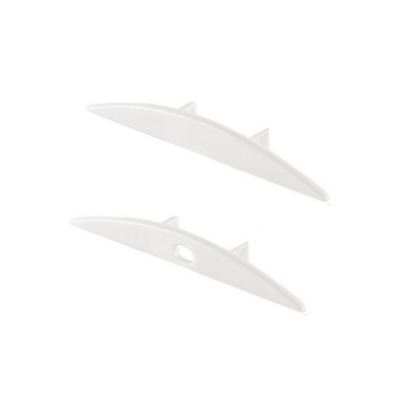  Заглушки для алюминиевого профиля LR47 (1 заглушка глухая, 1 заглушка с отверстием)