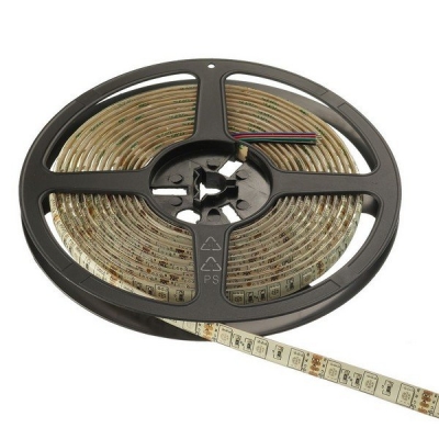  Светодиодная лента RGB 5050, 60 д/м, 14,4W, 12V, IP44, влагозащищенная