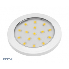 Точечный накладной светодиодный светильник Lumino 1,5W, 12V, белый, холодный белый