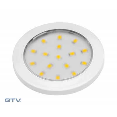  Точечный накладной светодиодный светильник Lumino 1,5W, 12V, белый, холодный белый