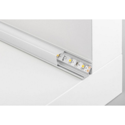  Экран PA-OSMLGLAXT-00 треугольный для алюминиевого профиля, цвет матовый