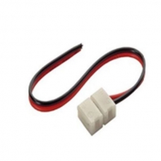 Коннектор односторонний с проводом и разъемом 5050 к лентам 10 мм