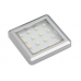 Точечный накладной светодиодный светильник Estella, квадрат, 12V, 1,2W, 16 диодов, холодный свет, алюминий