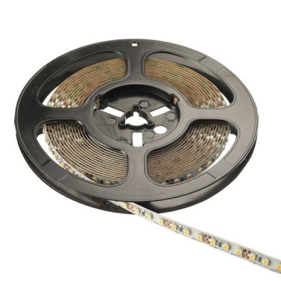  Светодиодная лента 3528, 120 д/м, 9,6W, 12V, IP20, теплый белый, FLASH, 8мм, открытая