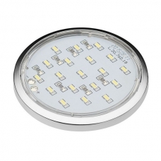 Точечный накладной светодиодный светильник LUGO 1,8W, 12V, сатин, холодный белый