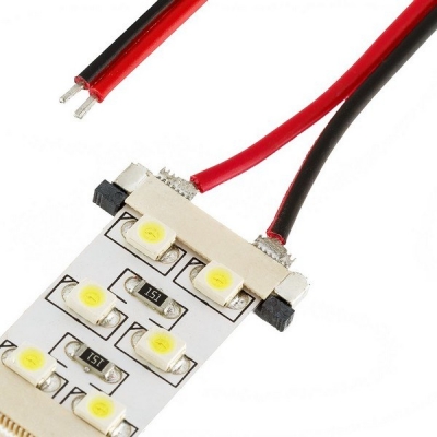  Коннектор односторонний с проводом 3528/240 для двухрядных лент