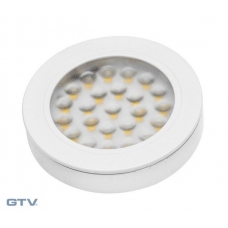 Точечный накладной/встраиваемый светодиодный светильник Vasco 12V, 1,7W 24 диод, белый, холодный