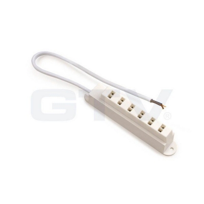  Колодка соединительная на шесть разъемов